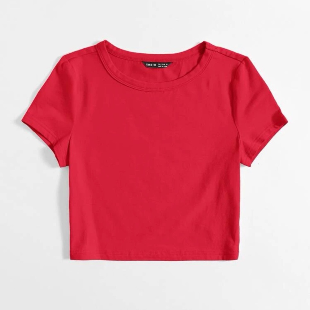 Red Crop T-shirt